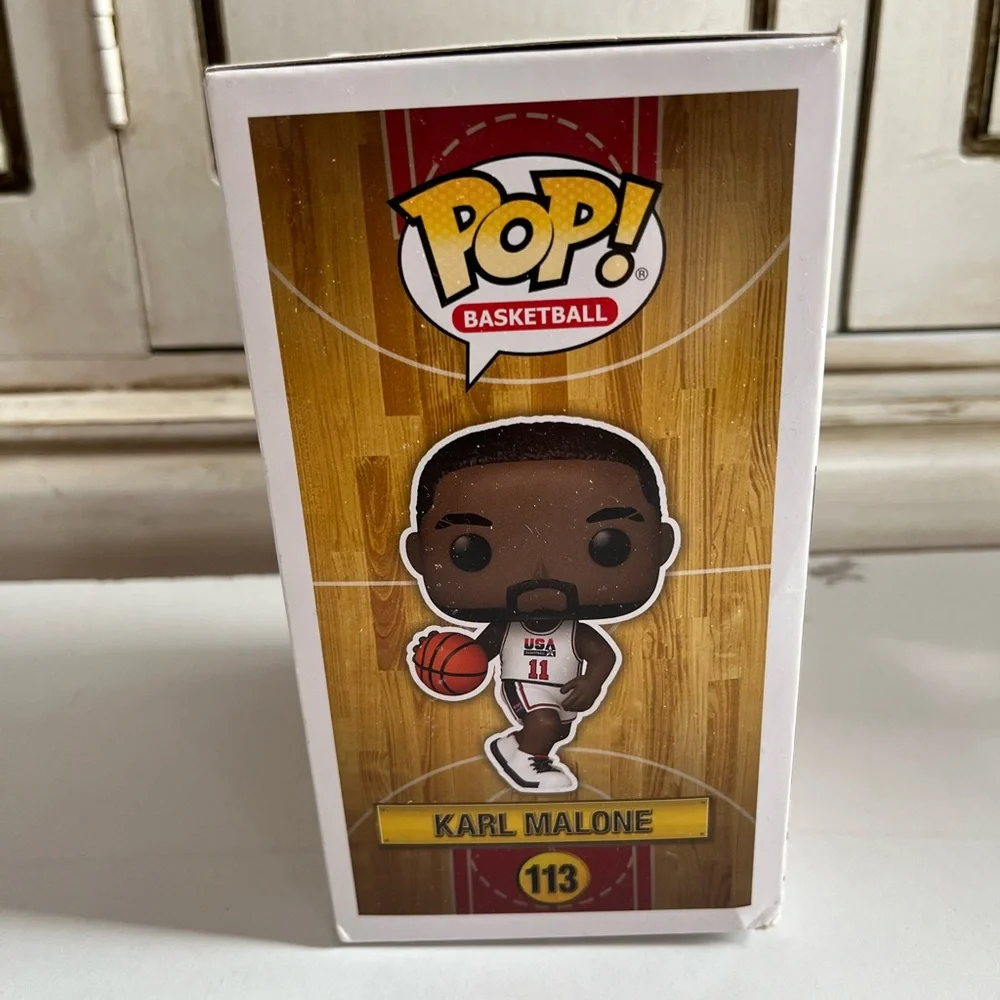 New Funko POP NBA Legends Karl Malone 1992 Team USA Target Exclusive #113 figure